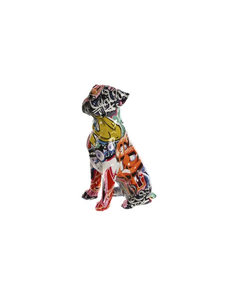 Decorative Figure Home ESPRIT Multicolour Dog 14 x 9 x 19,5 cm | Tienda24 Tienda24.eu