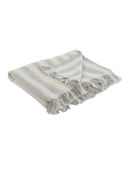 Manta Home ESPRIT Gris 150 x 250 cm | Tienda24 Tienda24.eu