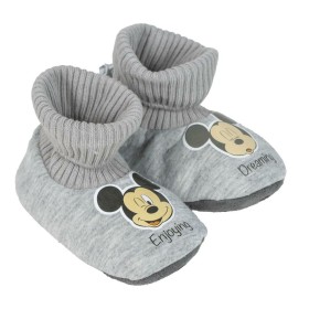 Chaussons Mickey Mouse Gris clair de Mickey Mouse, Chaussons - Réf : S0738019, Prix : 5,82 €, Remise : %