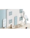 Decorative Figure Home ESPRIT Blue Navy Blue 17 x 8,5 x 30 cm (2 Units) | Tienda24 Tienda24.eu