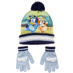 Gorro e Luvas Bluey Azul de Bluey, Conjunto de cachecol, gorro e luvas - Ref: S0738377, Preço: 8,97 €, Desconto: %