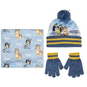 Bonnet, écharpe et gants Bluey Multicouleur de Bluey, Packs bonnet, écharpe et gants - Réf : S0738378, Prix : 11,60 €, Remise...