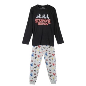 Pyjama Stranger Things Gris Noir de Stranger Things, Ensembles de pyjama - Réf : S0738449, Prix : 23,40 €, Remise : %