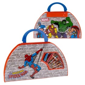 Stationery Set Marvel 50 Pieces Red by Marvel, School Supply Sets - Ref: S0738493, Price: 11,11 €, Discount: %