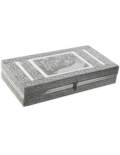 Box-Schmuckkästchen Blau Samt (16,2 x 6 x 11,5 cm) (12 Stück) | Tienda24 Tienda24.eu