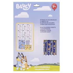 Stationery Set Bluey 16 Pieces Blue by Bluey, School Supply Sets - Ref: S0738549, Price: 6,70 €, Discount: %