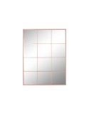 Miroir mural Home ESPRIT Rose clair Verre Fer Miroir Fenêtre Scandi 90 x 1 x 120 cm | Tienda24 Tienda24.eu