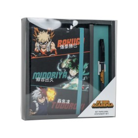 Papierwaren-Set My Hero Academia 2 Stücke Schwarz Orange von My Hero Academia, Schulschreibsets - Ref: S0738555, Preis: 9,43 ...