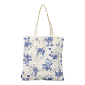 Sac à Achats Stitch Bleu 36 x 39 x 0,4 cm de Stitch, Sacs en toile et de plage - Réf : S0738590, Prix : 6,70 €, Remise : %