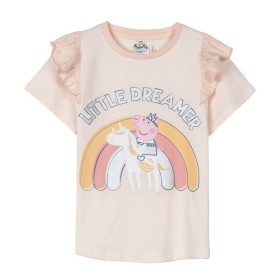 Maglia a Maniche Corte per Bambini Peppa Pig Rosa chiaro di Peppa Pig, T-shirt - Rif: S0738654, Prezzo: 10,73 €, Sconto: %