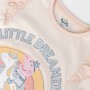 Camisola de Manga Curta Infantil Peppa Pig Rosa Claro de Peppa Pig, Camisolas de manga curta - Ref: S0738654, Preço: 10,73 €,...