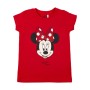 Camisola de Manga Curta Infantil Minnie Mouse Vermelho de Minnie Mouse, Camisolas de manga curta - Ref: S0738655, Preço: 7,50...