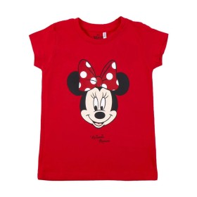 T shirt à manches courtes Enfant Minnie Mouse Rouge de Minnie Mouse, T-shirts - Réf : S0738655, Prix : 7,50 €, Remise : %