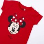 T shirt à manches courtes Enfant Minnie Mouse Rouge de Minnie Mouse, T-shirts - Réf : S0738655, Prix : 7,50 €, Remise : %