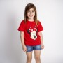 T shirt à manches courtes Enfant Minnie Mouse Rouge de Minnie Mouse, T-shirts - Réf : S0738655, Prix : 7,50 €, Remise : %