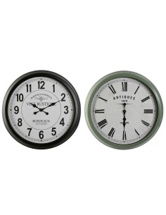 Orologio da Parete Home ESPRIT Nero Verde Metallo Cristallo 70 x 9 x 70 cm (2 Unità) da Home ESPRIT, Orologi da parete - Ref:...