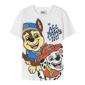 Camiseta de Manga Corta Infantil The Paw Patrol Blanco de The Paw Patrol, Camisetas de manga corta - Ref: S0738665, Precio: 1...