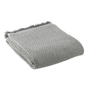 Coperta Alexandra House Living India Grigio 125 x 180 cm di Alexandra House Living, Coperte e copriletti - Rif: D1602843, Pre...