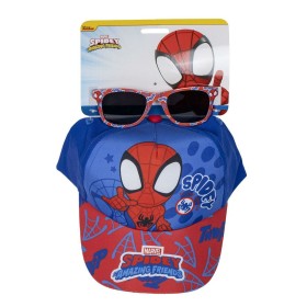 Set of cap and sunglasses Spidey Blue (51 cm) 2 Pieces Red by Spidey, Hats & Caps - Ref: S0738814, Price: 8,52 €, Discount: %