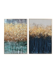 Painting DKD Home Decor 60 x 3,5 x 80 cm Abstract Urban (2 Units) | Tienda24 Tienda24.eu