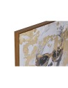 Painting Home ESPRIT Golden chica 70 x 3,5 x 70 cm (2 Units) | Tienda24 Tienda24.eu