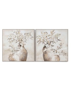 Quadro Home ESPRIT Vaso Tradizionale 82 x 4,5 x 82 cm (2 Unità) da Home ESPRIT, Stampe e quadri su tela - Ref: S3055735, Prec...