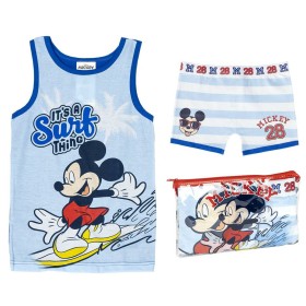 Pijama Infantil Mickey Mouse Azul de Mickey Mouse, Pijamas de duas peças - Ref: S0739120, Preço: 0,00 €, Desconto: %