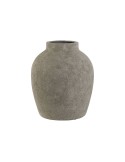 Vase Home ESPRIT Gris Ciment 31 x 31 x 36 cm | Tienda24 Tienda24.eu