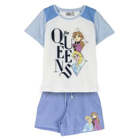 Conjunto de Ropa Frozen Azul Blanco de Frozen, Conjuntos de top y pantalones cortos - Ref: S0739531, Precio: 22,22 €, Descuen...