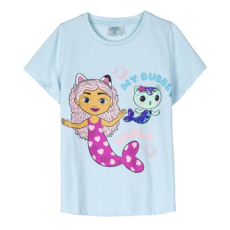 Child's Short Sleeve T-Shirt Gabby's Dollhouse Turquoise by Gabby's Dollhouse, T-Shirts - Ref: S0739536, Price: 10,73 €, Disc...