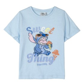 T shirt à manches courtes Enfant Stitch Bleu clair de Stitch, T-shirts - Réf : S0739537, Prix : 11,65 €, Remise : %