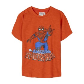 Maglia a Maniche Corte per Bambini Spider-Man Arancio di Spider-Man, T-shirt - Rif: S0739539, Prezzo: 9,72 €, Sconto: %