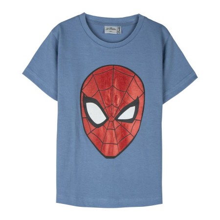 Kurzarm-T-Shirt für Kinder Spider-Man Blau von Spider-Man, T-Shirts - Ref: S0739556, Preis: 9,72 €, Rabatt: %