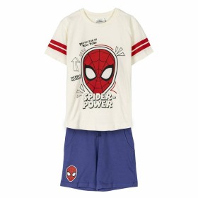 Bekleidungs-Set Spider-Man Blau Beige von Spider-Man, Hosen & Shirt Sets - Ref: S0739604, Preis: 15,55 €, Rabatt: %