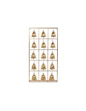 Wanddekoration Home ESPRIT Gold Glocken 50 x 10 x 97 cm | Tienda24 Tienda24.eu