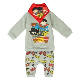 Fato de Treino para Bebé Justice League Cinzento de Justice League, Roupa de desporto - Ref: S0740010, Preço: 0,00 €, Descont...