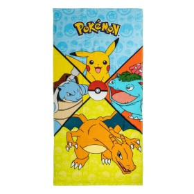 Beach Towel Pokémon Multicolour 70 x 140 cm by Pokémon, Towels - Ref: S0740092, Price: 12,72 €, Discount: %