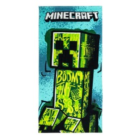 Beach Towel Minecraft Green 70 x 140 cm by Minecraft, Towels - Ref: S0740094, Price: 13,25 €, Discount: %