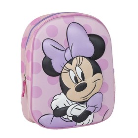 Mochila Escolar Minnie Mouse Cor de Rosa 25 x 31 x 10 cm de Minnie Mouse, Mochilas infantis - Ref: S0740121, Preço: 10,02 €, ...