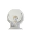 Lampe de bureau Home ESPRIT Blanc Doré Résine Plastique 220 V 14 x 14 x 32 cm | Tienda24 Tienda24.eu