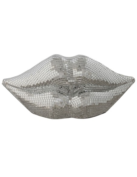 Statua Decorativa Home ESPRIT Argentato Labbra 33 x 11 x 14 cm da Home ESPRIT, Soprammobili - Ref: S3056060, Precio: 44,13 €,...