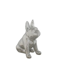 Figura Decorativa Cara Dorado 19,5 x 38 x 10,5 cm (4 Unidades) | Tienda24 Tienda24.eu