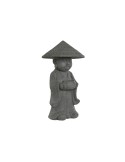 Figurine Décorative Home ESPRIT Gris Moine Oriental 30 x 30 x 53 cm | Tienda24 Tienda24.eu