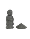 Figurine Décorative Home ESPRIT Gris Moine Oriental 30 x 30 x 53 cm | Tienda24 Tienda24.eu