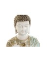 Figurine Décorative Home ESPRIT Turquoise Doré Buda Oriental 12 x 12 x 22 cm | Tienda24 Tienda24.eu