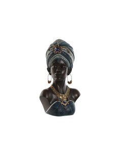 Decorative Figure DKD Home Decor Black Golden Metal Resin Modern (36 x 14 x 29,5 cm) | Tienda24 Tienda24.eu