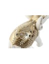 Figura Decorativa Home ESPRIT Branco Dourado Elefante 31 x 12 x 31 cm | Tienda24 Tienda24.eu