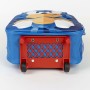 School Rucksack with Wheels Sonic Blue 25 x 31 x 10 cm by Sonic, Children's Backpacks - Ref: S0740128, Price: 15,48 €, Discou...