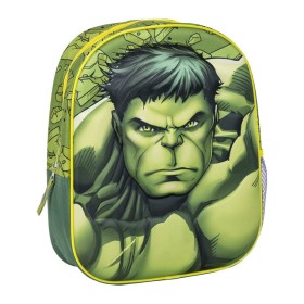 School Bag The Avengers Green 25 x 31 x 10 cm by The Avengers, Children's Backpacks - Ref: S0740138, Price: 10,02 €, Discount: %