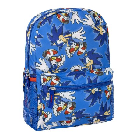 Zaino per Bambini Sonic Azzurro 23 x 33 x 9 cm di Sonic, Zaini per lo sport e l'outdoor - Rif: S0740149, Prezzo: 13,55 €, Sco...